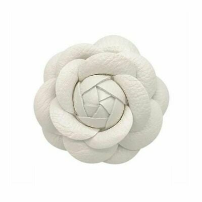 Camellia Flower Vegan Leather Magnetic Bag Charm